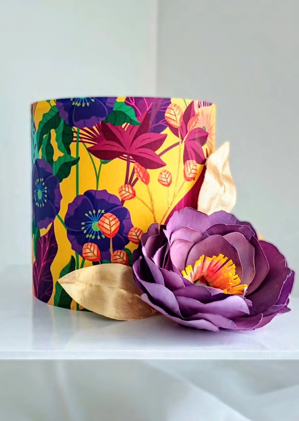 Taart versierd met Saracino Cake Paper