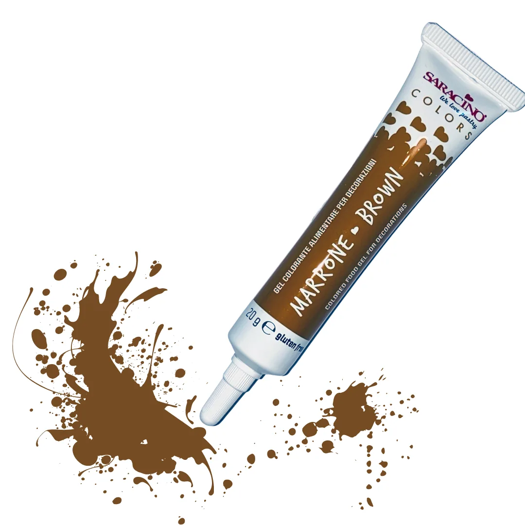 Colori in gel bruin, verpakking van 20 g