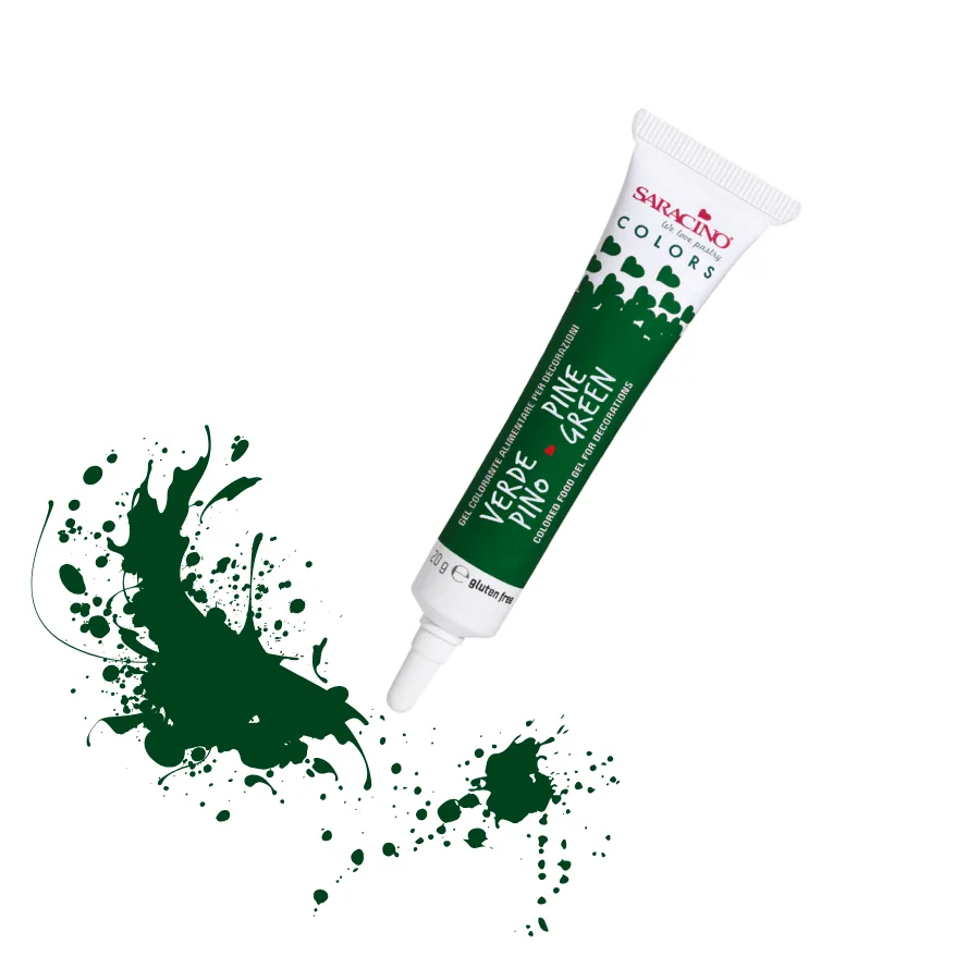 Colori in gel dennengroen, verpakking van 20 g
