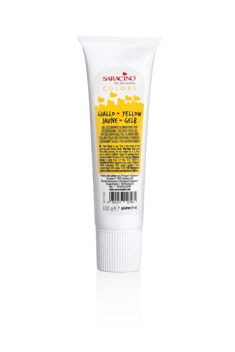 Colori in gel geel, verpakking van 100 g