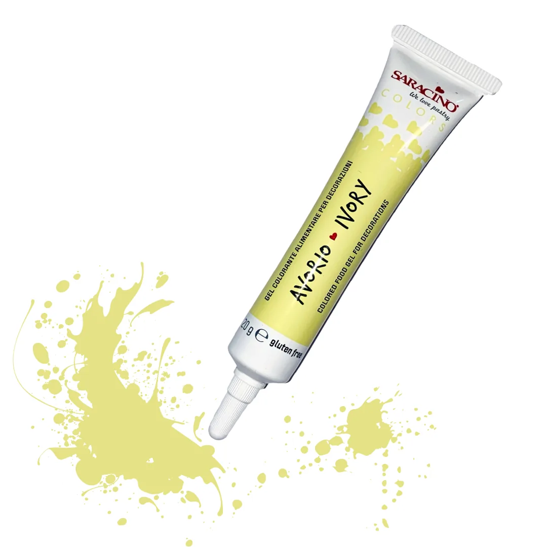Colori in gel ivoor, verpakking van 20 g