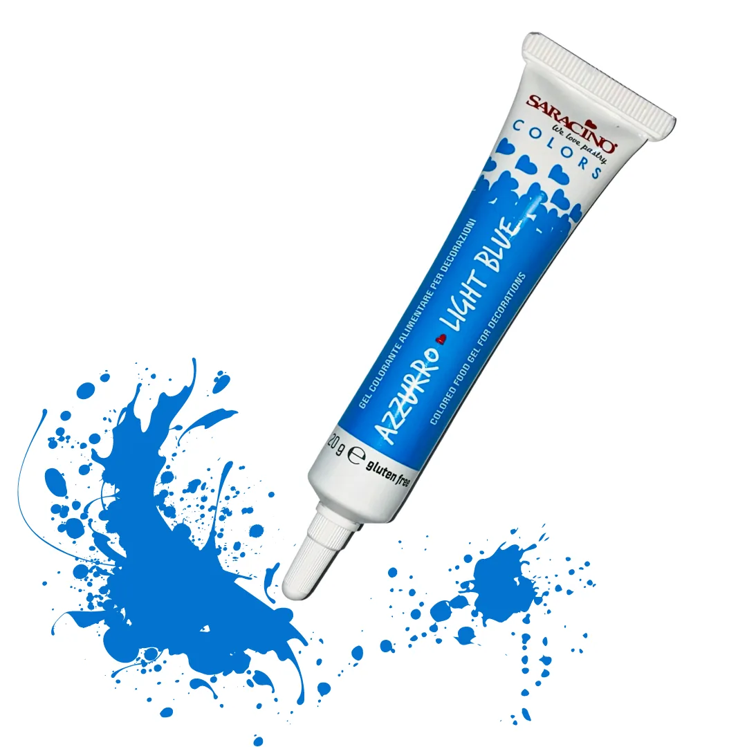 Colori in gel lichtblauw, verpakking van 20 g