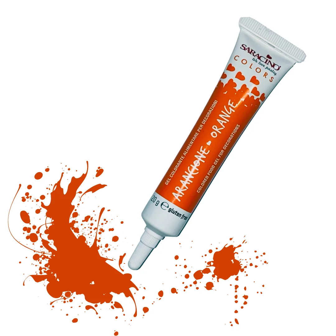 Colori in gel oranje, verpakking van 20 g