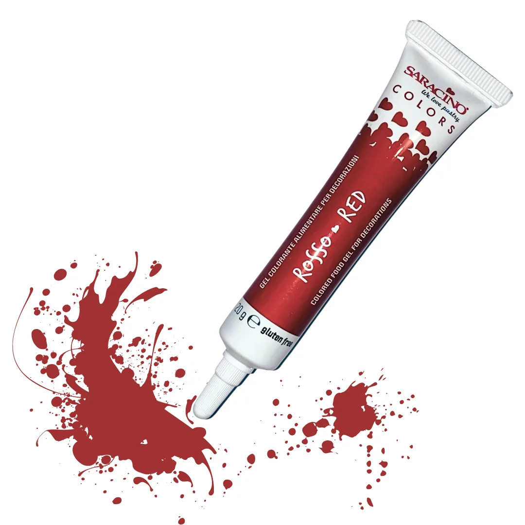Colori in gel rood, verpakking van 20 g