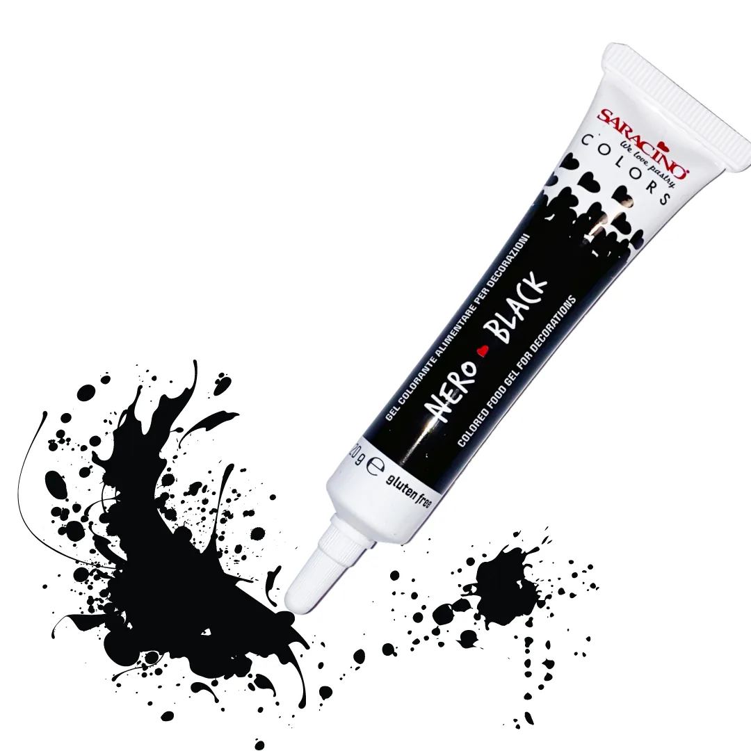 Colori in gel zwart, verpakking van 20 g