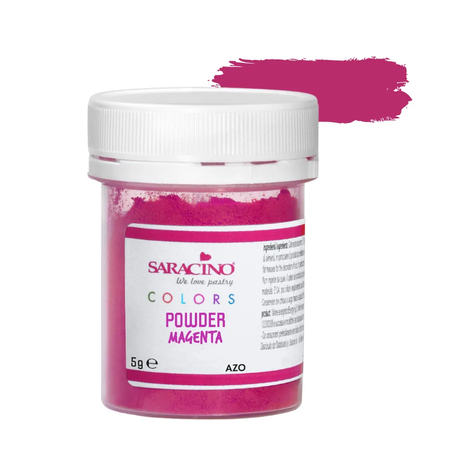 Colori in polvere magenta, verpakking van 5 g