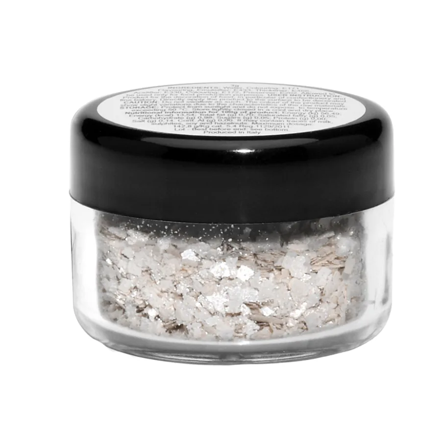 Glitter zilver, verpakking van 3 g