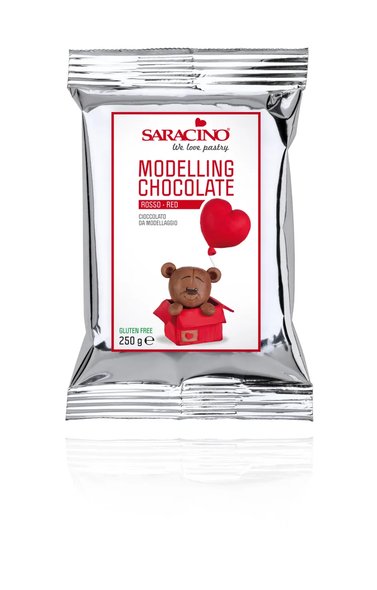 Modelling Chocolate rood, verpakking van 250 g