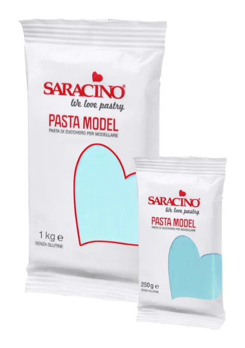 Pasta Model babyblauw, verpakking van 250 g