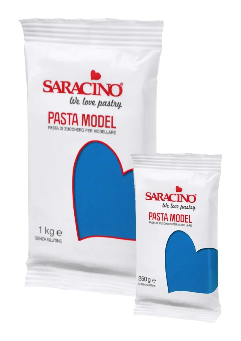 Pasta Model blauw, verpakking van 250 g