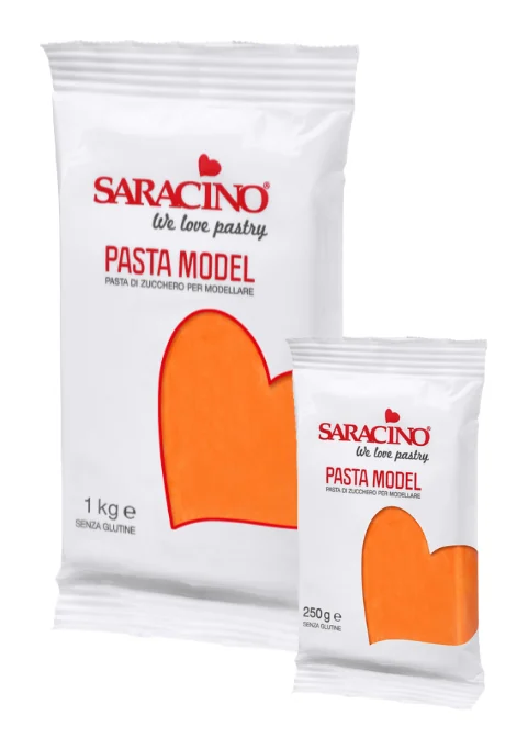 Pasta Model oranje, verpakking van 250 g