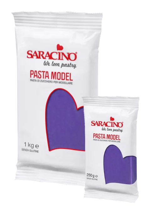 Pasta Model paars, verpakking van 250 g