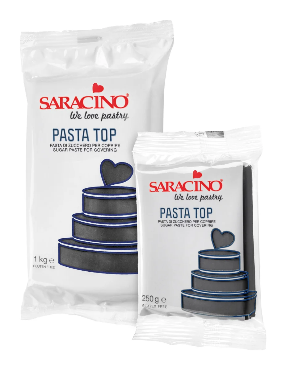 Pasta Top zwart, verpakking van 1 kg