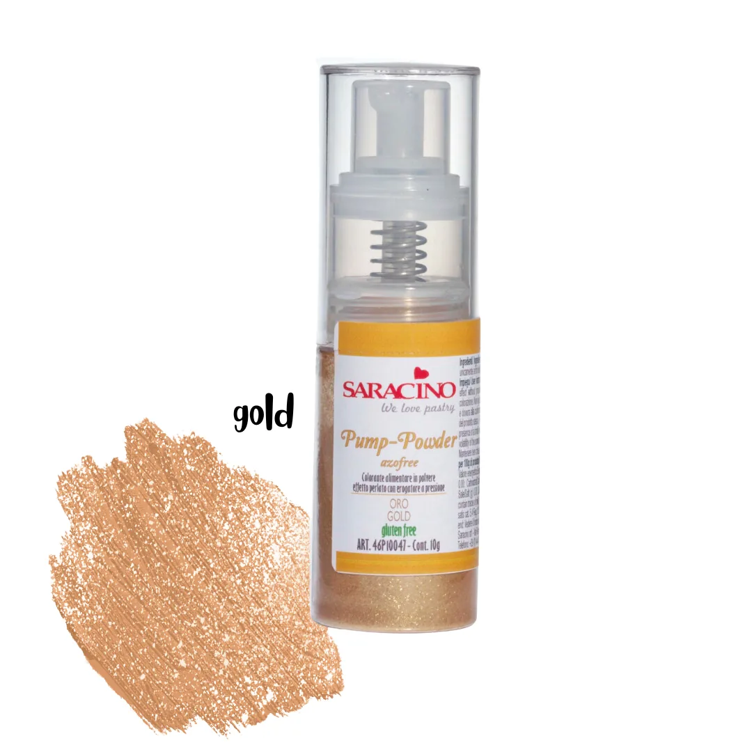 Pump Powder goud, verpakking van 10 g