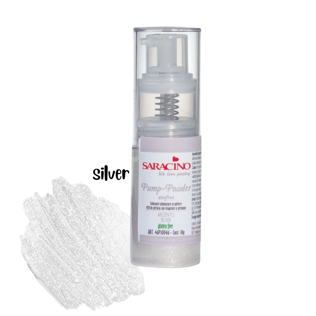 Pump Powder zilver, verpakking van 10 g