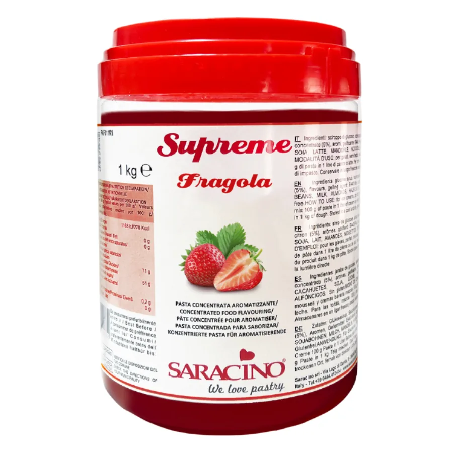Supreme aardbei, verpakking van 1 kg