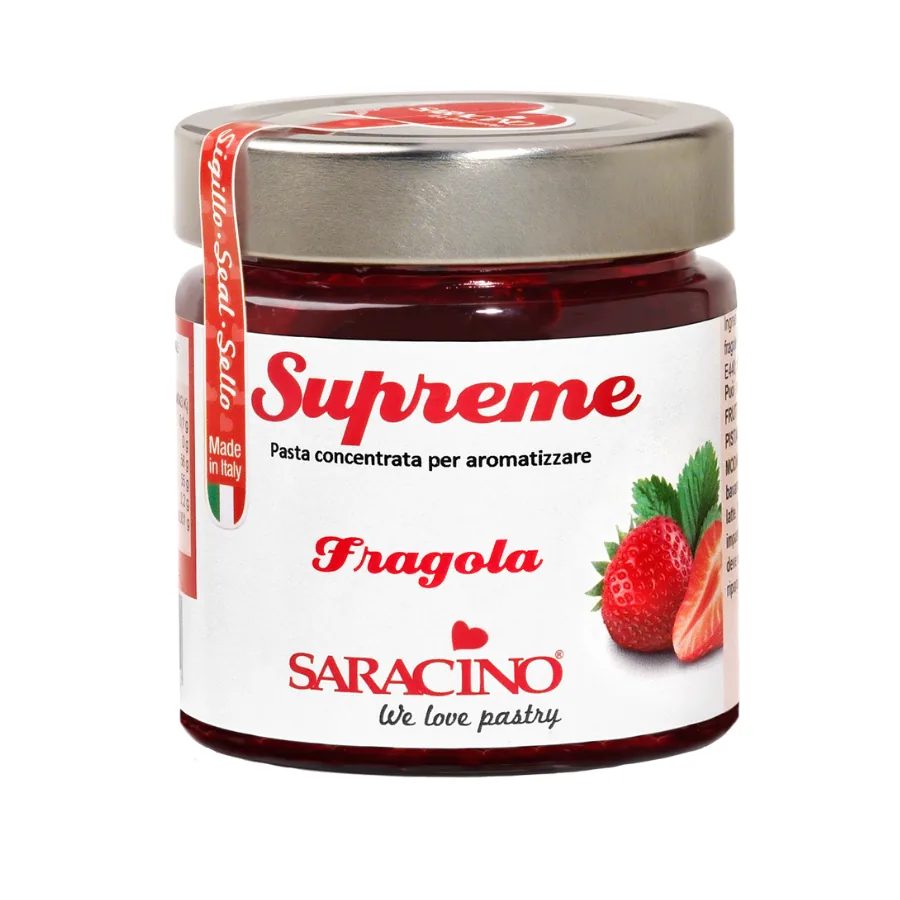 Supreme aardbei, verpakking van 200 g